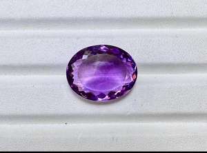 Piedra preciosa de amatista ovalada natural, piedra suelta morada de Brasil para hacer joyas, anillos, colgantes, pendientes, alta calidad - Product Image 1