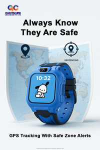 2025 QC K12 Kids Smartwatch 4G GPS AI Assistant SOS Video Call Tracker BLE5.3 IP67 Podómetro Modo de clase de chat 750mAh TM12 Square - Product Image 4