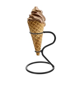 Soporte de hierro para conos de helado, expositor de conos de helado enrollables a mano, soporte para conos de helado, exhibidor de helados al por mayor. - Product Image 2