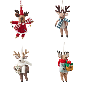 Festive Felt Hanging <strong>Mouse</strong> <strong>Ornaments</strong>: Whimsical Holiday Decor for Tree, Fireplace, and Gift - Product Image 6