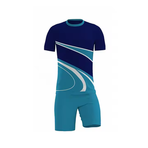 Ensemble de maillot et short de football pour homme, violet et gris, sublimation, polyester respirant, uniforme adulte, design personnalisé - Product Image 4