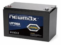 بطارية ليثيوم فوسفات الحديد (LiFePO4) صلبة جديدة من 2NEWMAX LFP100A كورية، 12.8 فولت 100 أمبير ساعة، 5000 دورة، لتخزين الطاقة الشمسية، UPS، للمركبات الترفيهية والبحرية