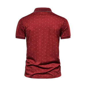 Polo pour homme 100% coton respirant à manches courtes, couleur unie, décontracté, pour le golf, doux - Product Image 3