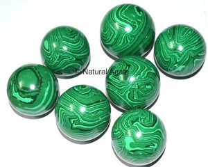 Green Flowrite <b>Crystal</b> <b>Ball</b> | Engraved Carved Healing Gemstone Natural Sphere - Product Image 2