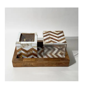NobleShell - Juego de incienso de nácar con caja de acrílico, quemador de incienso de lujo hecho a mano con incrustaciones para una elegante decoración del hogar árabe - Product Image 1