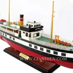 Gia Nhien Manufacturer Custom Design VICTORIA Cruise ship WOODEN MODEL wooden handicraft SHIP MODEL