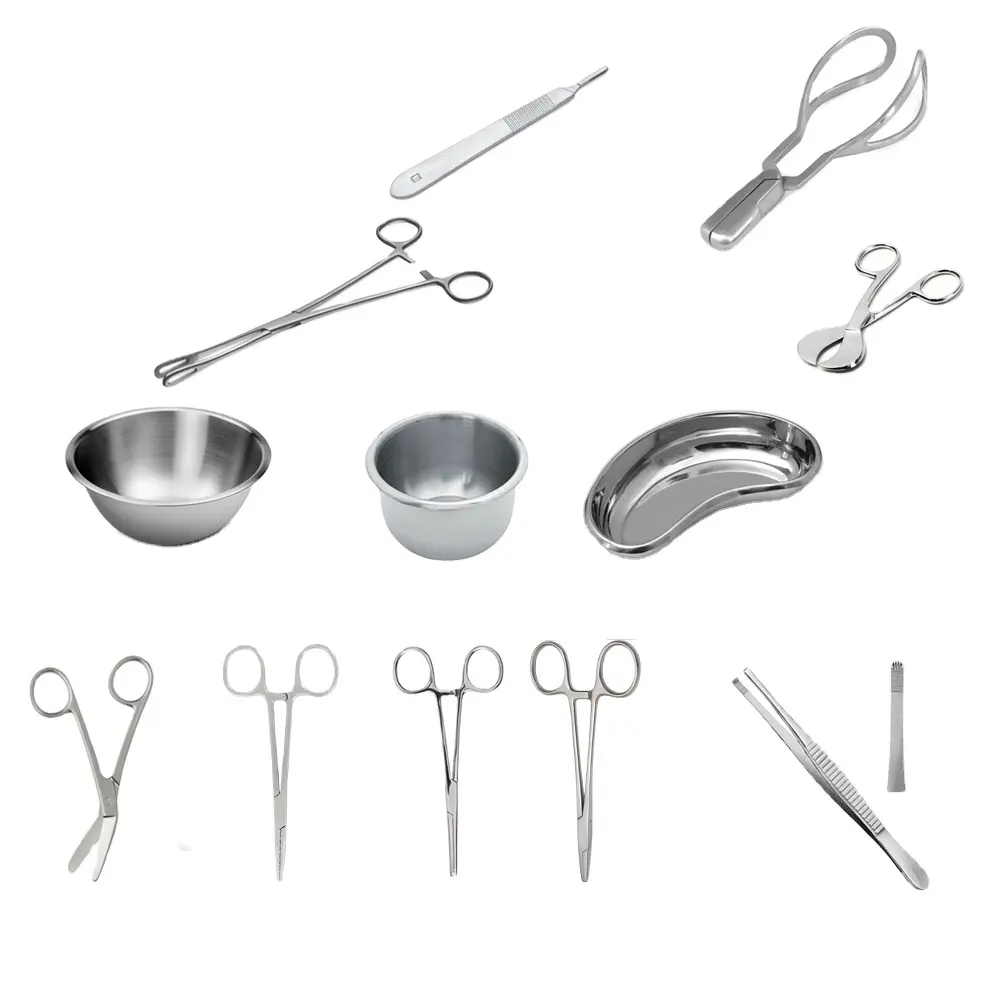 Hot Koop Perineotomy Kit Episiotomie Set Van 20Pcs Voor Gynaecologie Chirurgie, Chirurgie Set Gynae Instrumenten Chirurgische Instrumenten