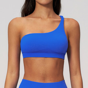 Débardeur de yoga contrasté pour femme avec soutien-gorge de sport push-up, bretelles convertibles, extensible, respirant, antichoc, pour le fitness - Product Image 6