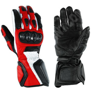 Guantes de Carreras de Cuero Genuino, Último Modelo, Guantes de Motocross con Logotipo Personalizado, Alta Calidad, Precio Accesible, para Ciclismo - Product Image 3