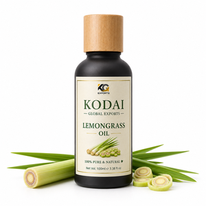 Aceite Esencial de Limoncillo de Tamil Nadu 100% Puro y Natural de Primera Calidad, Destilado al Vapor, para Aromaterapia y Cuidado Facial, Kodai Global Export - Product Image 1