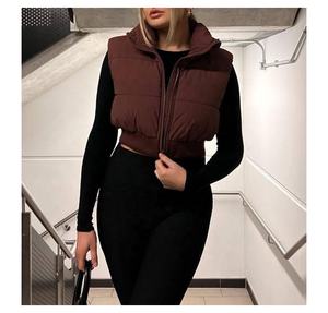 เสื้อแจ็คเก็ตผู้หญิงแบบมีซิป น้ำหนักเบา บุใยฉนวน ทรงเวสต์พัฟเฟอร์ คอตั้ง สำหรับใส่เป็นเสื้อนอก - Product Image 6