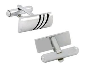 Mancuernillas Personalizadas de Lujo para Hombre |   Mancuernillas de Acero Inoxidable y Plata de Ley 925 |   Joyería al por mayor para puños de camisa de negocios y bodas - Product Image 3