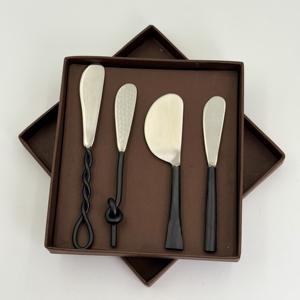 Stainless Steel Butter <b>Knife</b> Sauce Jam Spreader Spatula Gifts Different Latest handle <b>Crafts</b> Best <b>Crafts</b> in Lowest Price - Product Image 1