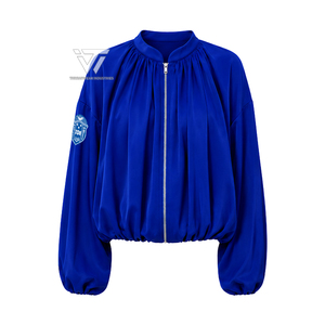 เสื้อเชิ้ตผู้หญิงปักลาย Zeta Phi Beta Sorority สไตล์กรีก ขายส่ง ทรงโอเวอร์ไซส์ จับจีบ แขนพอง - Product Image 1