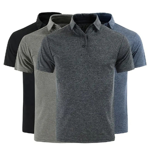 Chemises polo décontractées pour hommes, nouvelle collection, design tendance, logo personnalisé, couleur unie, respirantes, pour hommes - Product Image 3