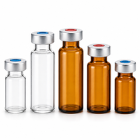 Flacons en verre injectables, bouteilles d'huiles essentielles, contenants de stockage, flacons compte-gouttes