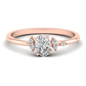 REYES Personalised Women Fine Jewelry Solid 14K 18K Gold HPHT CVD Lab Grown Diamond Engagement Promise <b>Rings</b> For Women - Product Image 2