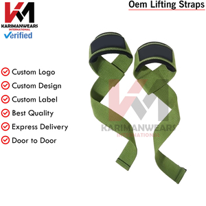 Sangles de musculation personnalisées avec logo pour hommes et femmes, sangles d'entraînement pour soulevé de terre, fournisseur - Product Image 2