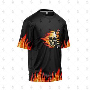 เสื้อยืดคอตตอนผู้ชายแบบขายส่งจากโรงงาน ผ้าถักน้ำหนักเบา แขนสั้น รับผลิตแบรนด์ส่วนตัว สไตล์สตรีทแวร์ - Product Image 4