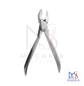 Coupe-ongles à ressort caché, avec verrouillage par vis, finition mate, acier inoxydable, lame droite tranchante de 11,5 cm - Product Image 6
