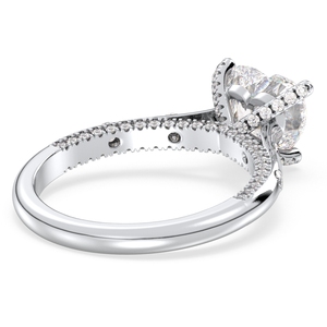 Anillos de compromiso solitarios de moissanita de 2.17 quilates con forma de corazón, joyería fina de plata de ley 925 de alta calidad REYES para mujer - Product Image 4