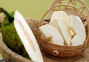Poudre d'Ulu séchée, fine poudre de fruit du pain blanc, farine de fruit légèrement sucrée, sans gluten, substitut de blé, nouilles en vrac - Product Image 2