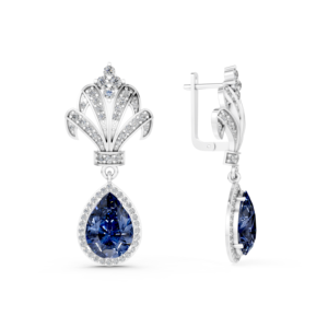 Boucles d'oreilles en argent 925 avec diamant de laboratoire pour femmes, certifiées IGI, RJC, ODM, OEM, fabricant éthique de bijoux fins, vente en gros EA502287 - Product Image 4