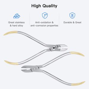 Orthodontic Dental Surgical Instruments German Stainless Steel <b>Tungsten</b> Carbide Inserts Hard Wire Cutter Plier TC Tip Standard - Product Image 4