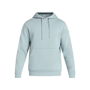 Sudadera con Capucha para Hombre, Color Sólido, Informal, para Otoño, Azul Claro, Manga Larga, 100% Algodón, Felpa, Venta al Por Mayor - Product Image 1