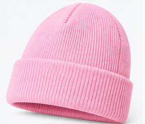Custom <b>Plain</b> Dyed Beanie Hats Knitted Winter Cuff <b>Caps</b> For Men Women Kids Warm Ribbed Toques Personalized Embroidery Casual - Product Image 1