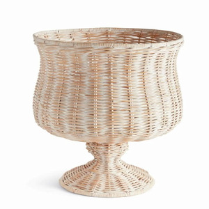 Jarrón de Ratán Rústico para Decoración del Hogar, Jarrón Moderno para Flores con Lazo, Diseño OEM Personalizado, Hecho a Mano en Fábrica de Vietnam - Product Image 6