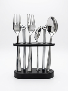 Support de Rangement Multifonctionnel Moderne en Acier Inoxydable Léger et Durable pour Couverts Haut de Gamme (Cuillères, Fourchettes, Couteaux) – Idéal pour le Bureau - Product Image 2