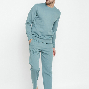 Survêtement décontracté professionnel de haute qualité pour homme, en coton 100 %, molleton épais, pull personnalisable pour l'hiver - Product Image 1