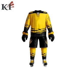 KEVEN IMPEX Kits d'uniformes de hockey sur glace unisexes pour adultes, design personnalisé imprimé par sublimation, équipe USA, 2026, polyester/nylon 280g, col en V, fermeture éclair - Product Image 5