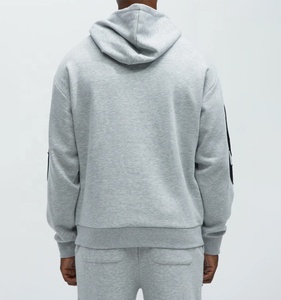 Sweat-shirts à capuche pour hommes, coupe droite, délavés à l'acide, épaules tombantes, imprimés, 100% coton molletonné, vente en gros, logo personnalisé, appliqué, broderie - Product Image 5