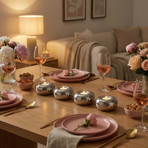 Porte-bougie géométrique moderne, centre de table pour mariage, décoration d'intérieur, design moderne pour la décoration de la maison - Product Image 4