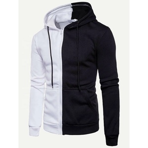 Sudadera con Capucha de Forro Polar Naranja y Negro para Hombre, Ecológica, 300g, Otoño, Casual, Manga Larga - Product Image 3