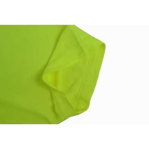 Camiseta Polo de Alta Visibilidad Reflectante Antiestática Impermeable de Poliéster Clase 2 Ropa de Trabajo de Seguridad Amarilla con Rayas Negras de Manga Corta - Product Image 2