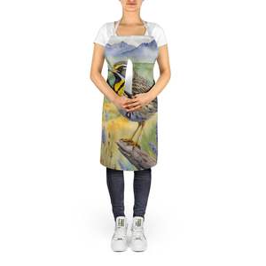 Wyoming Western Meadowlark Unisex Large Multicolor Adult <b>Apron</b> for Kitchen <b>Cooking</b> Baking Crafts Gardening for Men and Women - Product Image 5