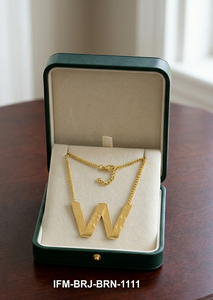 Colgante Dorado Hecho a Mano con Textura de Latón, Acabado Pulido con Recubrimiento de Poliuretano, Regalo de Verano, Estilo Punk, Cadena Ajustable - Product Image 4