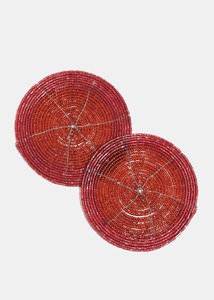 Cute handmade <b>beaded</b> fashionable customized choice <b>beaded</b> color full Flower design <b>coaster</b> Durable Office Table Home descorative - Product Image 6