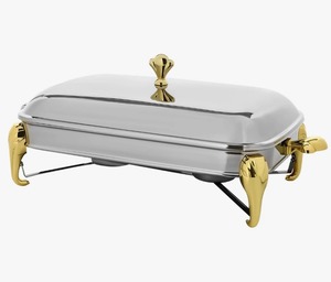 Stainless Steel 3 Quart Rectangular <b>Chafing</b> <b>Dish</b> <b>Buffet</b> <b>Set</b> Catering Food Warmer for Parties And Events At Best Price - Product Image 5