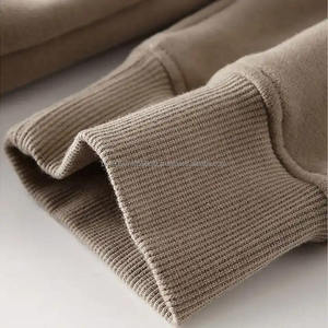 OEM sweat-shirt à capuche vintage délavé à l'acide avec poches sans ficelle pour hommes - Product Image 4