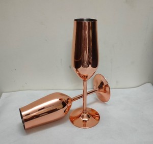 แก้วแชมเปญทองแดงแท้ - Product Image 3