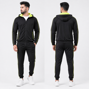 High Quality Men Winter Hip Hop Streetwear Breathable Latest 2026 Windbreaker <b>Jacket</b> Double Zipper Oversized <b>Track</b> <b>Jacket</b> Stand - Product Image 6