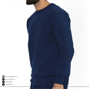 Sweat-shirt personnalisé avec broderie de logo, 100% coton, molleton épais, pull d'hiver unisexe, haute qualité, vente en gros, OEM, vêtement tendance - Product Image 4