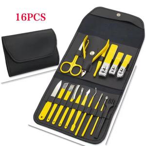 Multifunctional <b>Nail</b> Clipper Set Professional Manicure Pedicure Kit Portable Grooming Set Gift <b>Box</b> for Men Women Travel Use - Product Image 5