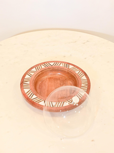 FAIZA CRAFT FC-1081 Pot à bougie carré en bois fait main, écologique, vente en gros, cadeau de mariage, cadeau de l'Aïd, encensoir, porte-bougie arabe - Product Image 6