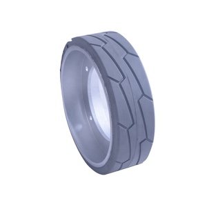 Nouvelle roue de chariot de maintenance pour nacelle élévatrice à ciseaux TOPOWER, pneu plein industriel intérieur de bonne qualité, sans marquage, 16x5 (406x125), robuste - Product Image 4
