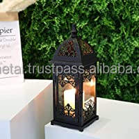 โคมไฟโลหะแขวนเทียนปรับแต่งได้สไตล์โมเดิร์นสำหรับในร่มและกลางแจ้งโคมไฟตกแต่งงานแต่งงานและสวน - Product Image 5